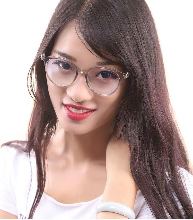 防蓝光辐射电脑男素颜镜眼镜女韩版潮大脸平面镜近视眼镜框平光镜