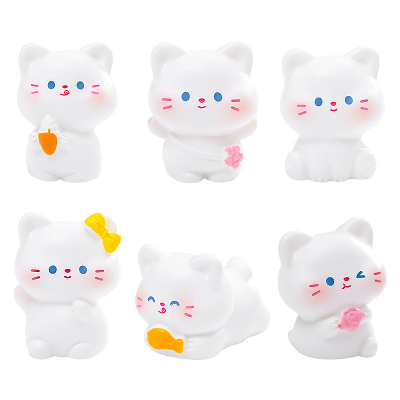 かわいい貪欲な子猫人形かわいい diy 装飾ブラインドバッグぶら下げアクセサリー手作りデスクトップ装飾品|undefined