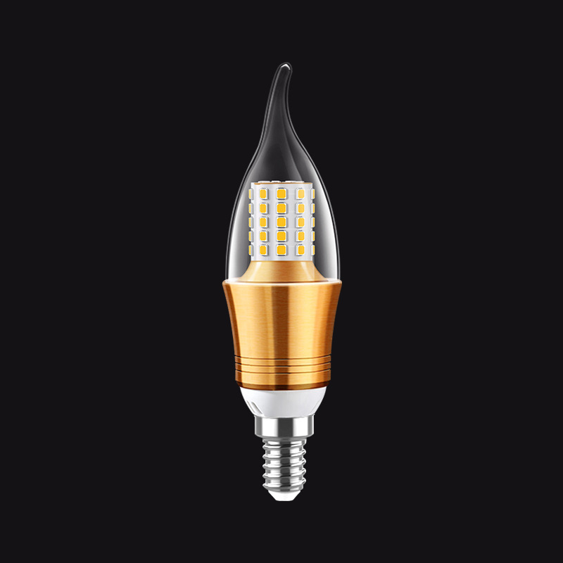 Lámpara LED doméstica lámpara de ahorro de energía E14 pequeño tornillo E27 lámpara de maíz iluminación luminaria luminosa luminaria tricolor