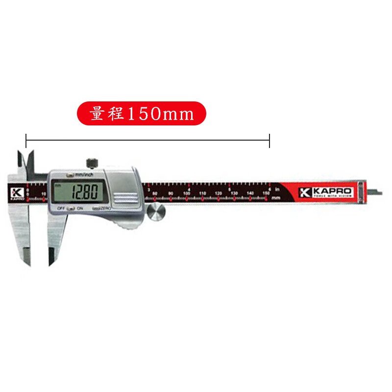 Cape Road Cape Road vernier calibrador digital electrónica de alta precisión joyería papel jugar pulsera de esmeralda tamaño digital medición