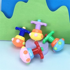 Children's luminous top toy luminous lotus shaped top night market street stall wholesale