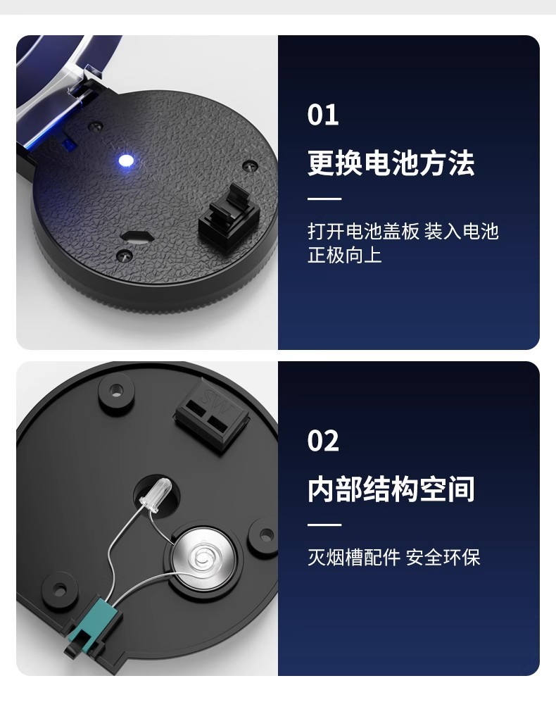 Car Ashtray Creative Multi-Functional Automatic Male Car Ashtray with Cover High-End Artifact Car Interior Supplies Wholesale