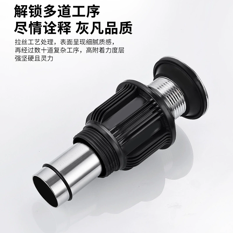 Сливная труба из нержавеющей стали Liya для керамической раковины, аксессуары для слива, сливная система с поп-ап механизмом