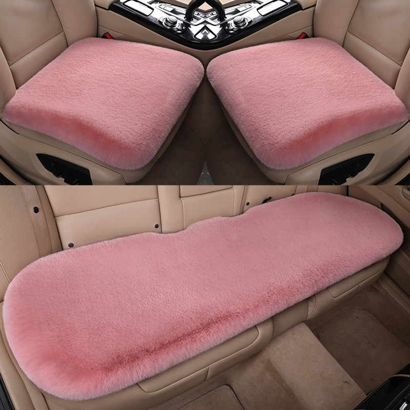 Universal – Wool pad Warm Lumbar Rear Row - rabbit-hair-three-piece-set-leave-a-message-for-color