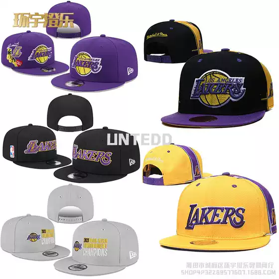 Cross-Border Nba Basketball Cap Los Angeles Lakers Foreign Trade Baseball Cap Sun Hat Embroidered Duckbill Cap Trendy Hot Item