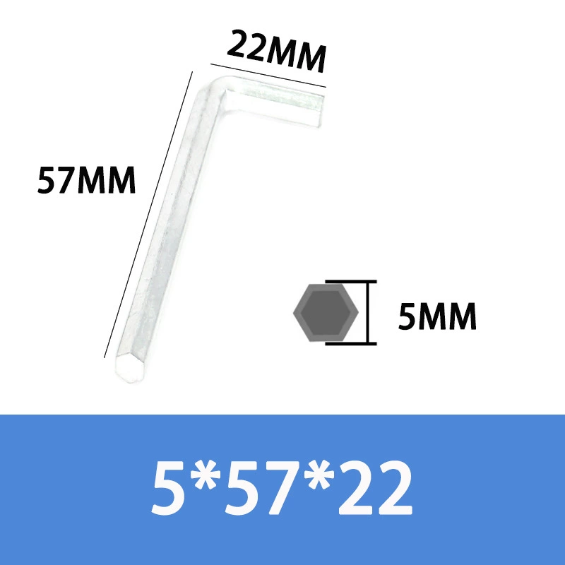 L -shaped disposable panel hand tools hexagonal screwdriver knife galvanized hexagonal hexagonal hexagon wrench