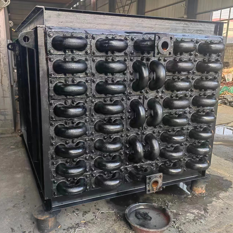 锅炉节能器回收所排烟的余热降温 冷凝器锅炉节省燃料铸铁节能器