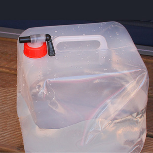 Outdoor Folding Water Storage Bucket Thickened Portable Pure Drinking Bucket 20L Large Capacity Car Drinking Bucket Water Bag