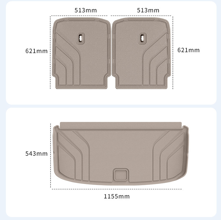 Suitable for the 2026 Model of the Ideal L9 Livis/Ultra Car, Special-Purpose Eco-Friendly Tpe Floor Mats and Trunk Mat