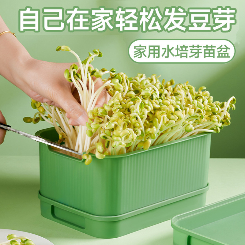 发盆生神器食品级绿豆芽花生芽工具发芽种植家用豆芽方法盆专用芽|undefined