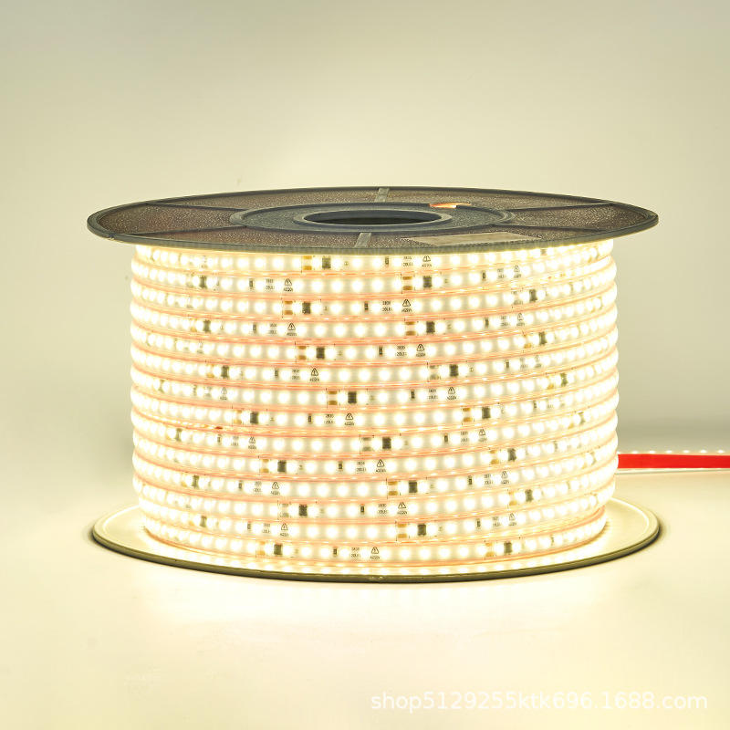 Alta tensión 220V autoadhesivo LED lámpara de pantalla suave línea sin conducción de transformador línea al aire libre barra de lámpara impermeable image 8