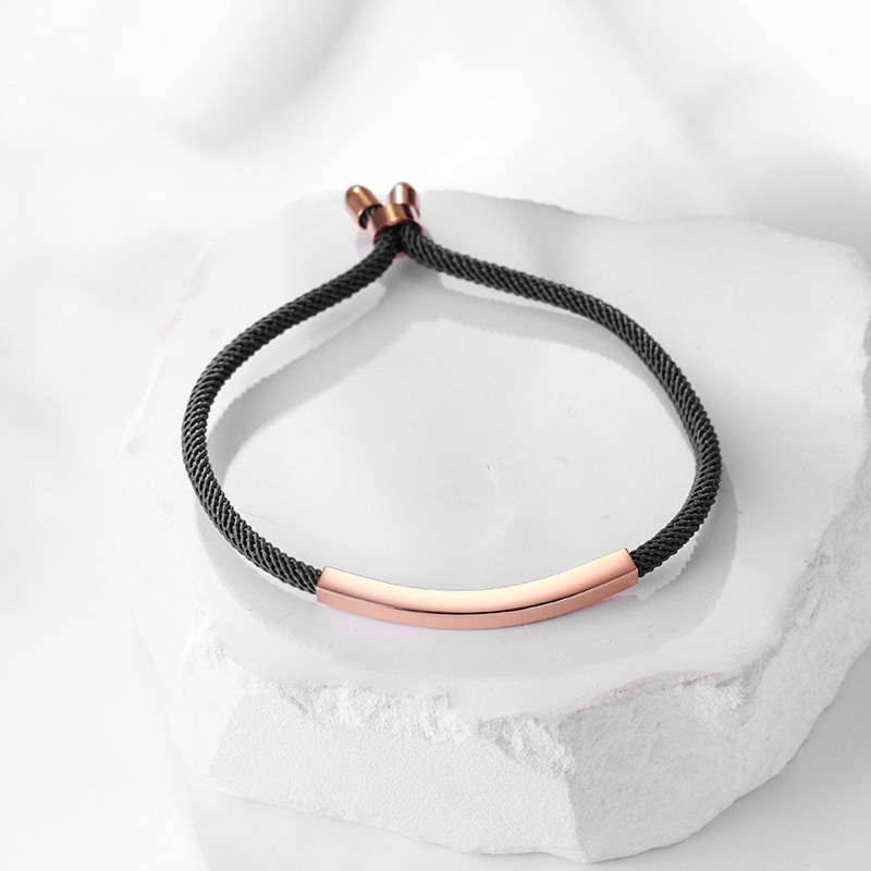 1 Piece Quantity Daily Occasion Simple Style Geometric 304 Stainless Steel Plating Men's Bracelets Men's Chain Bracelets