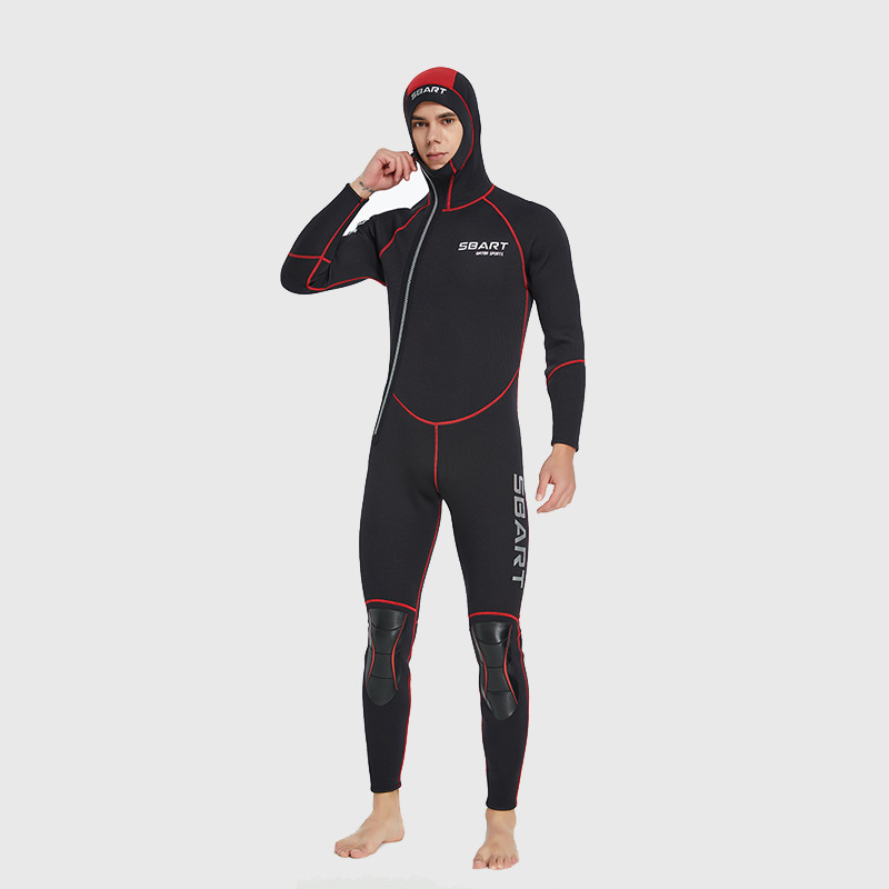Traje de buceo de 3mm traje de buceo engrosado para hombres y mujeres traje de buceo cálido con capucha para hombres traje húmedo traje de surf traje de medusas al por mayor