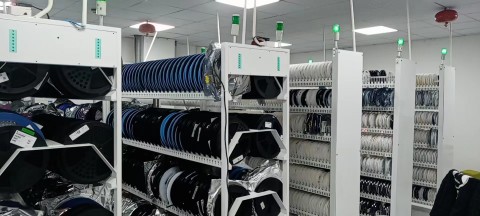 亮灯感应料架电子料架 smt感应式电子料架扫码亮灯货架物料架