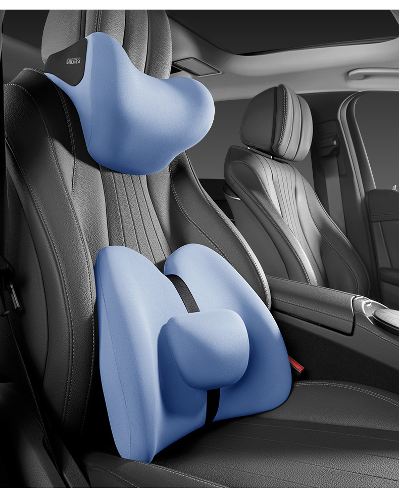 Car Massage Lumbar Support Driving Waist Protector Cushion Lumbar Pillow Backrest Pad Car Seat Lumbar Support