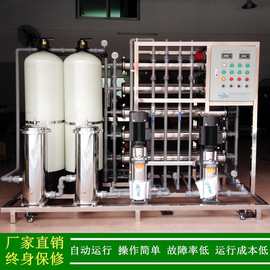 绿健供应二级反渗透水处理系统_医药纯化水装置_1000L/H纯水设备