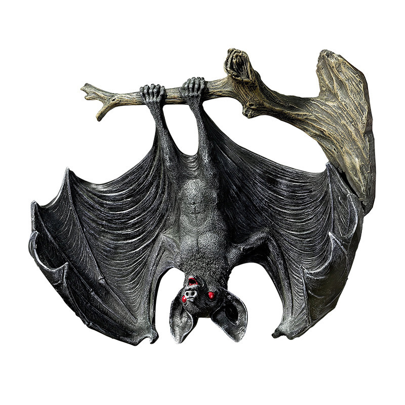 クロスボーダーコウモリペンダント樹脂工芸品ハロウィンギフトナイト悪魔吸血鬼コウモリ動物像装飾|undefined
