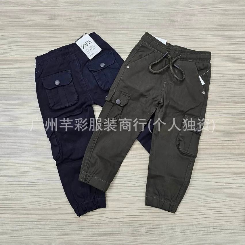 Niños pants wholesale niños ropa de trabajo pantalones niños grandes rectos street dance niños de moda
