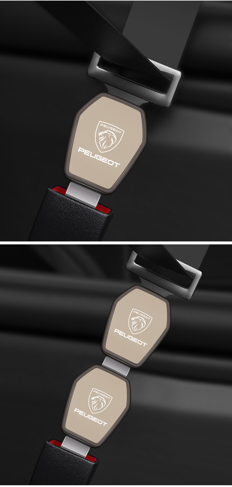Suitable for Peugeot 308 408 3008 508 307 Car Seat Belt Bayonet Car Extender Plug Buckle