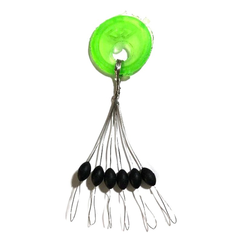 Frijoles espaciales a granel columna recta en forma de oliva 100 juegos de frijoles espaciales de goma accesorios de artes de pesca al por mayor frijoles espaciales