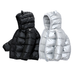 Foreign trade disposable children's cotton-padded clothes bright surface cute boys and girls children's winter clothes baby winter cotton-padded jacket