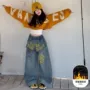 女童字母美式加绒毛衣