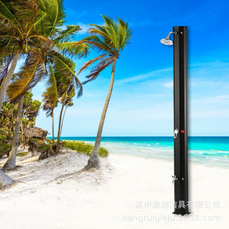 2023 solar protección UV PVC 35L integrado jardín al aire libre playa ducha columna