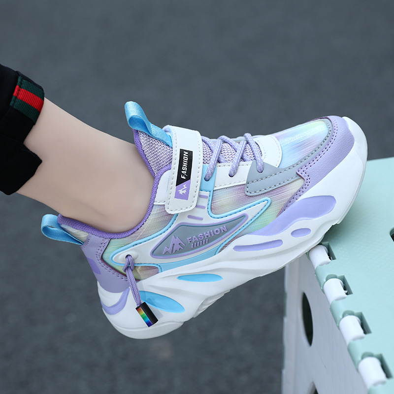 Zapatos de invierno de algodón cálido para niños, niñas, niños, niños, zapatos de correr casuales, velcro