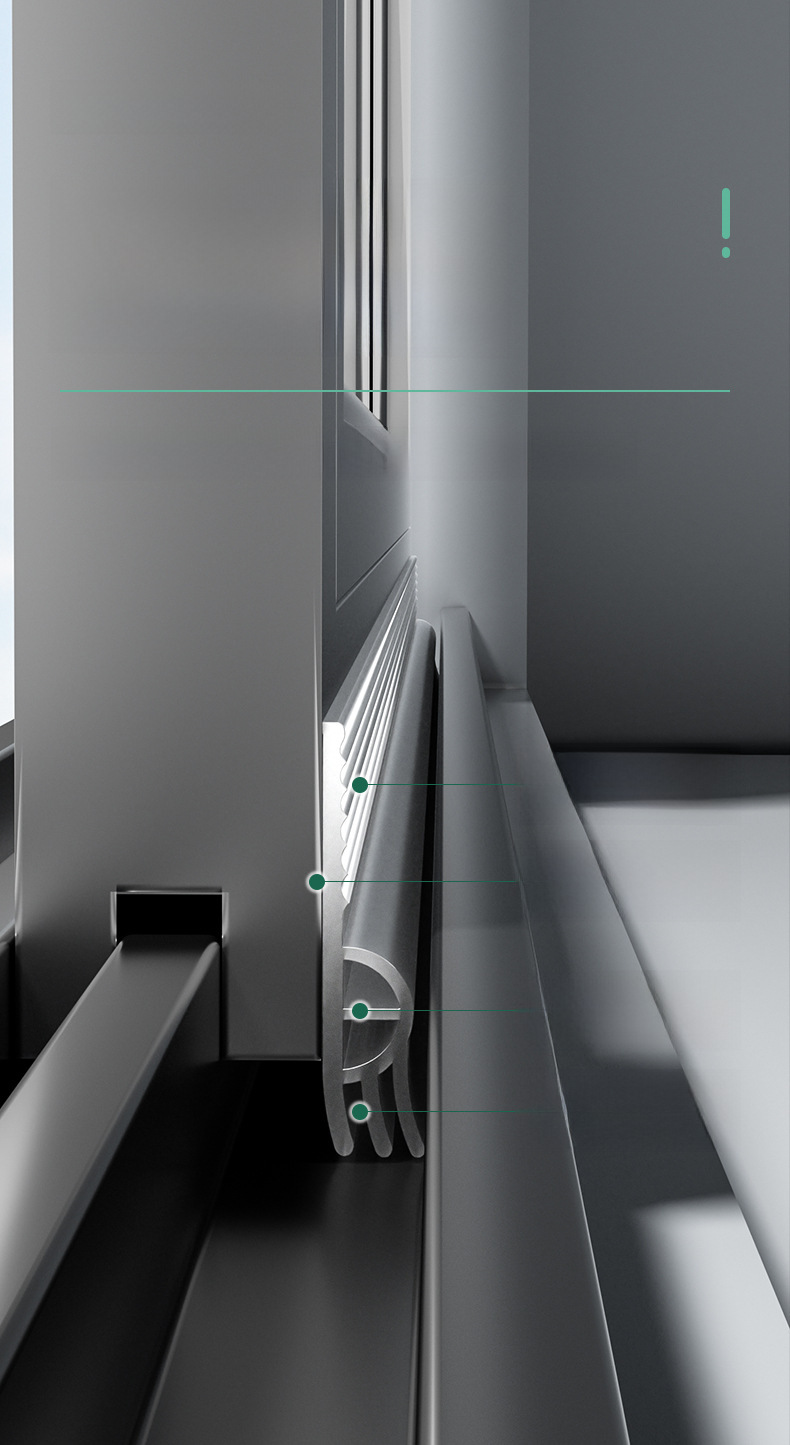 Sliding window sealing strip window windshield artifact gap filling plug strip plastic steel window windshield sealing window waterproof strip