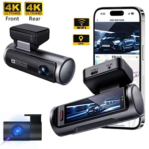 4K+4K Starlight gecə görmə parkinq monitorinqi WiFi GPS qeydedicisi.