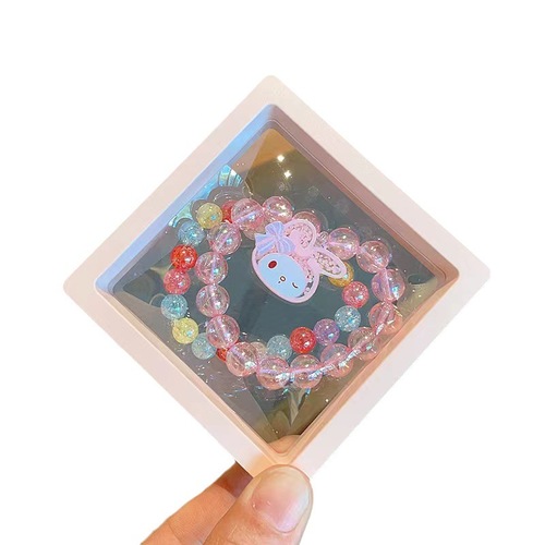 Children's bracelet cartoon pendant set beads little girl girl crystal bracelet women's exquisite jewelry bracelet