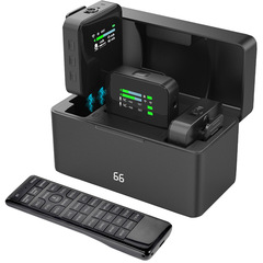 新商品のサウンドカードの一体一モップ二無線マイクの充電倉庫の電気量はリモコン付きの越境新品を示しています。