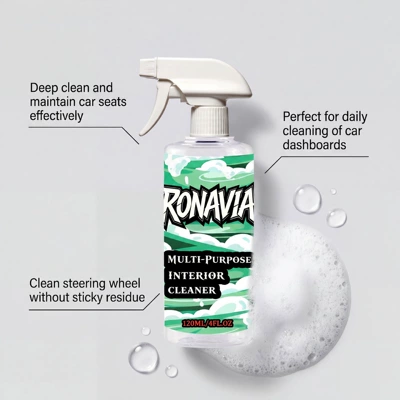 car interior cleaning and maintenance, Cleaning/curing agent