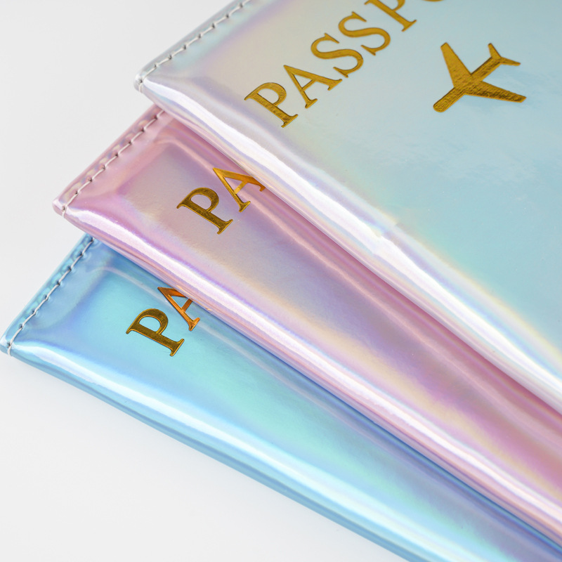 Unisex Gender Unisex Basic Classic Style Solid Color Pu Leather Passport Holders