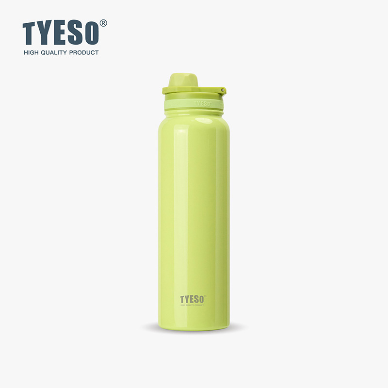 Taisuo 学生スポーツボトル TYESO ポータブルハンドルステンレス鋼ウォーターカップ INS 真空北欧スタイル二重層断熱カップ|undefined