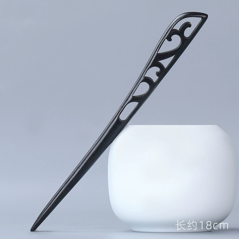 Шпилька для волос (кедр sandalwood) в китайском стиле для Hanfu, ручная резьба, 10 см, высокое качество