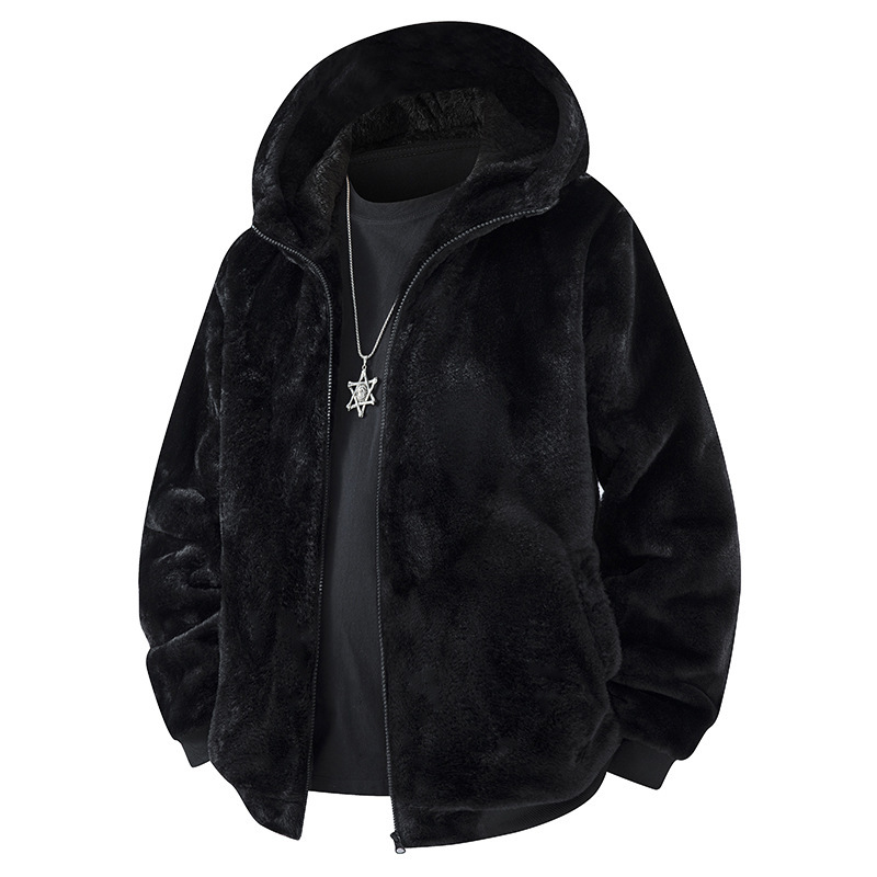 Mink Velvet Outwear Cross-Border European Size Cotton Outwear Fleece-Lined Thickeneded Men's Imitation Fish Mink Fur Cold-Proof and Warm Winter Jacket Mink Velvet Outwear Cross-Border European Size Cotton Outwear Fleece-Lined Thickeneded Men's Imitation Fish Mink Fur Cold-Proof and Warm Winter Jacket