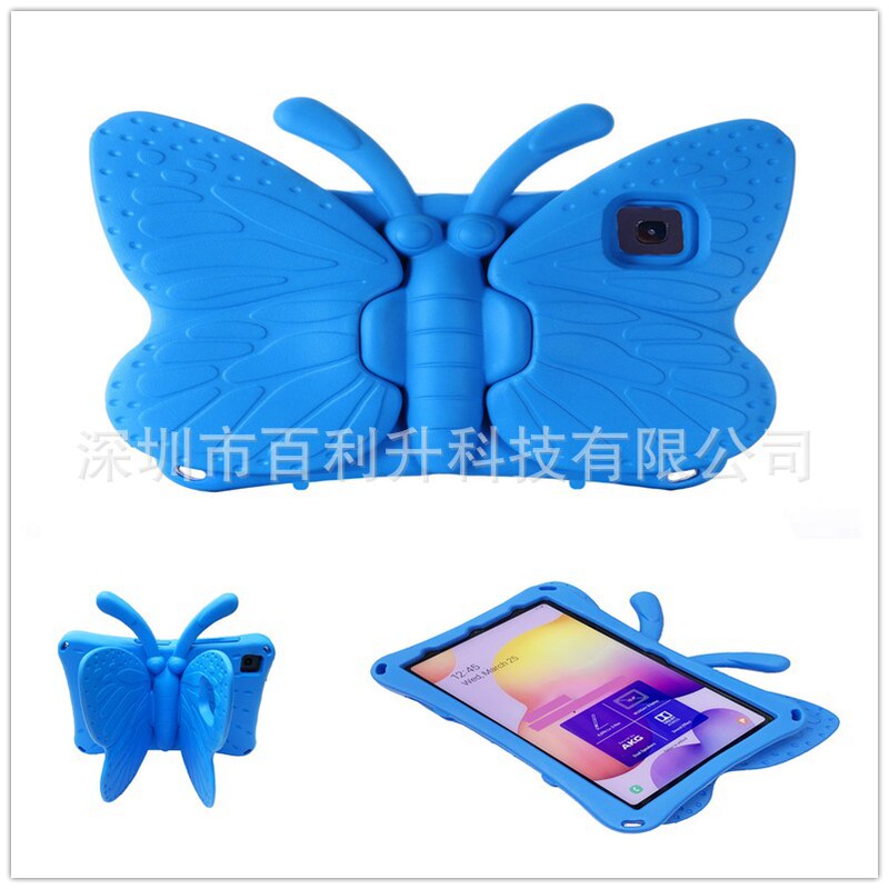 Suitable for T500 Tablet Protective Case Cartoon Cute S6Lite Full-Cover Stand Butterfly Shell A7 Protection