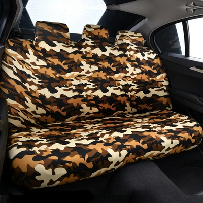 fabric anti-slip thin model, universal — Universal seat cover - camouflage-rear-row-one-piece-cover-one-size-fits-all-universal