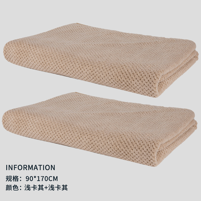 Piña Plaid Toalla de baño grande 90*170CM TikTok mismo estilo 2 pack Adulto Más tamaño hogar hombres y mujeres coral Toalla de baño de lana