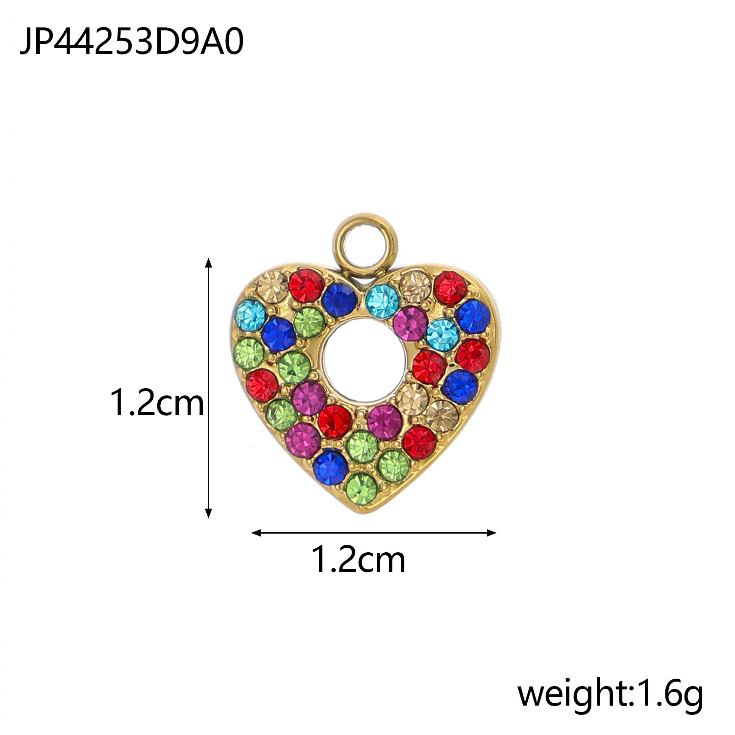 Pendant Jewelry Making Type 1 Piece 25*26mm 304 Stainless Steel Shell Real Gold Plated Heart Shape Pendant DIY Jewelry Accessories