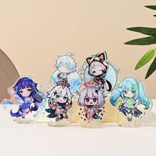 厂家供应亚克力UV喷绘桌面小摆件卡通动漫人物异形小台卡