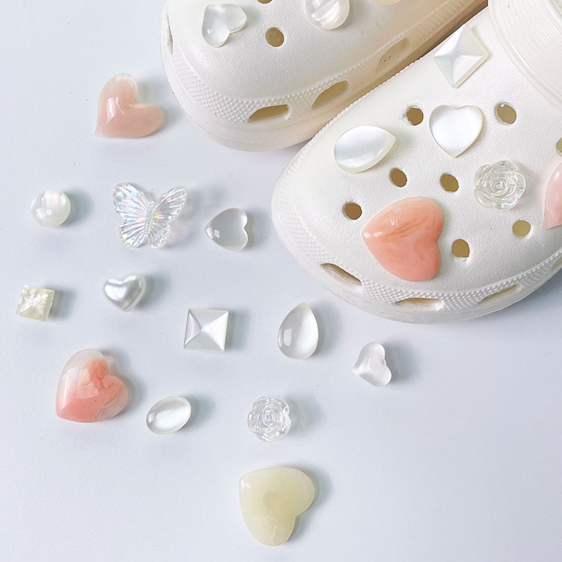 洞靴アクセサリー女性装飾diy靴ボタン智必星靴花靴飾りセットバックルネット赤高級感靴花