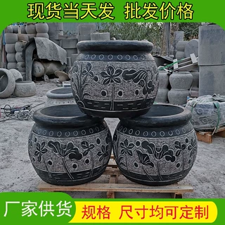 柱墩石青石厂家定制花岗岩空心石墩子花架古建园林包边青石柱墩石
