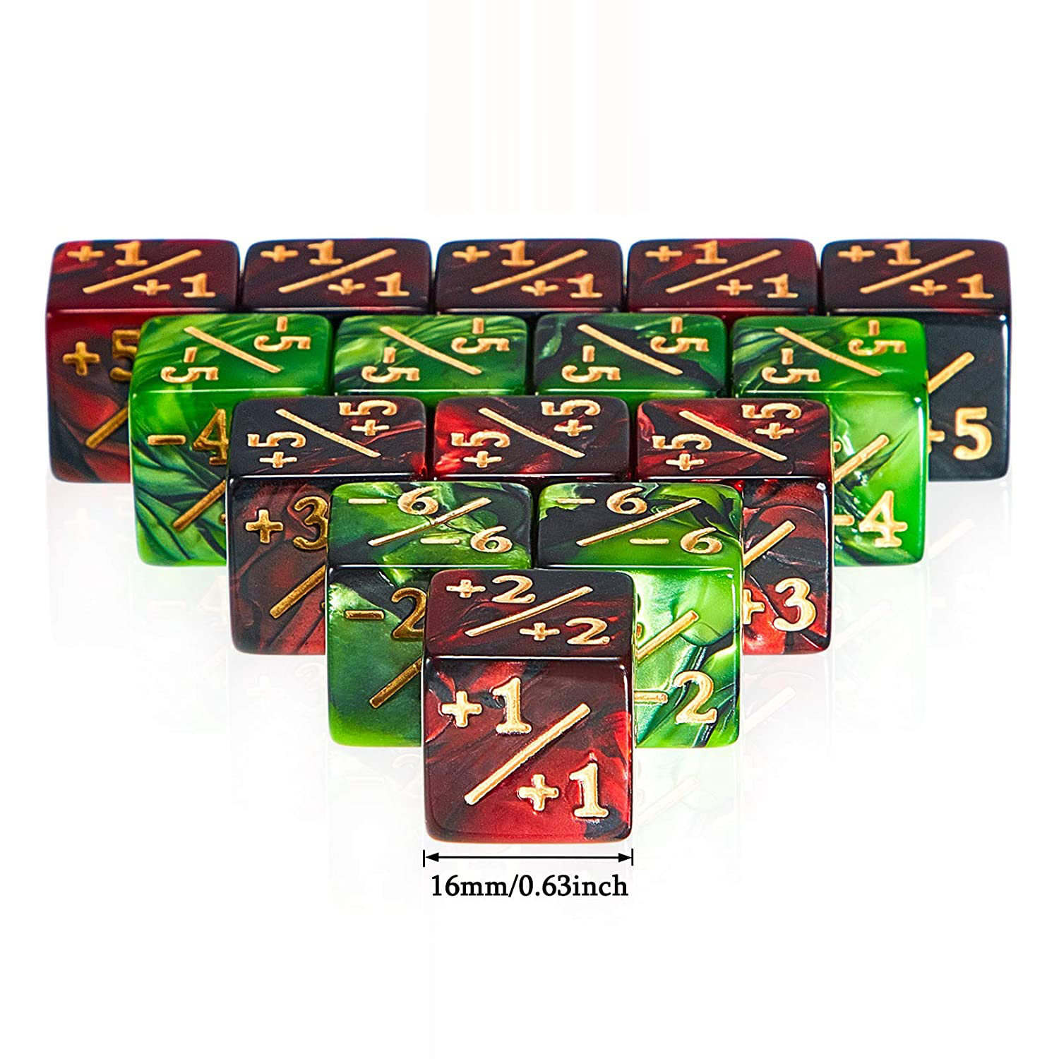 Add and subtract number dice two-color energy dice table game accessories educational toys arithmetic dice mathematics preschool education