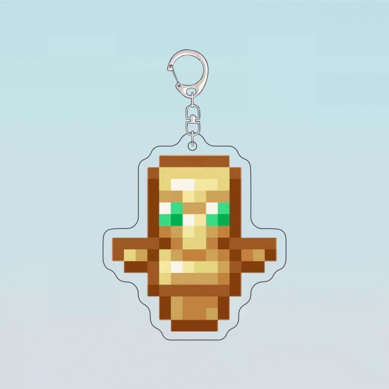 Minecraft окружение Minecraft брелок Diamond Sword Sword Undead Totem Lava Barrel Jack Jack Jack Bid Merminal