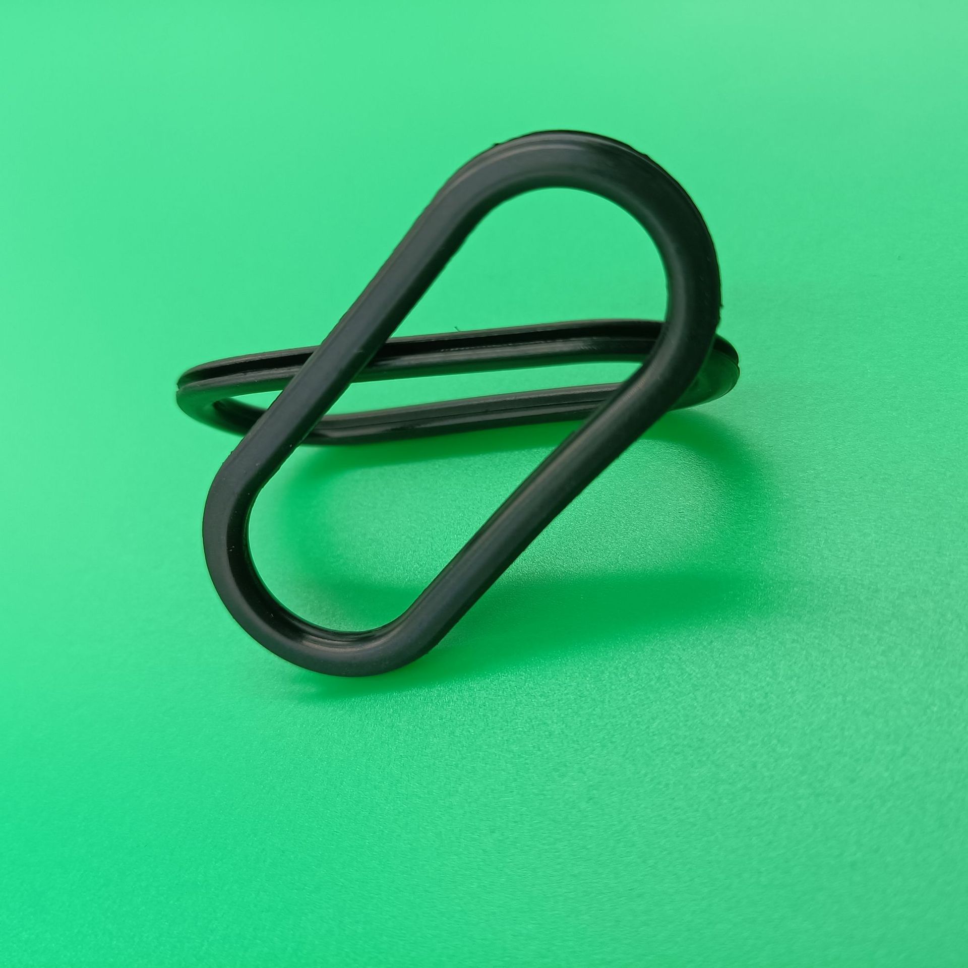 侧面开槽出线圈 腰形椭圆橡胶护线圈 机电设备三元乙丙橡胶护线环