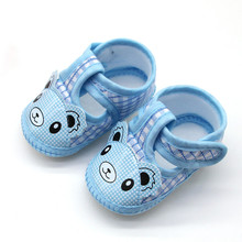Newborn Baby Girls Cartoon Shoes Little Bear Prewalker Soft