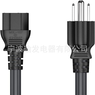 ��|���� 6 Ӣ�� 14AWG ��X�Դ��,NEMA 5-15P �� IEC C13 ����