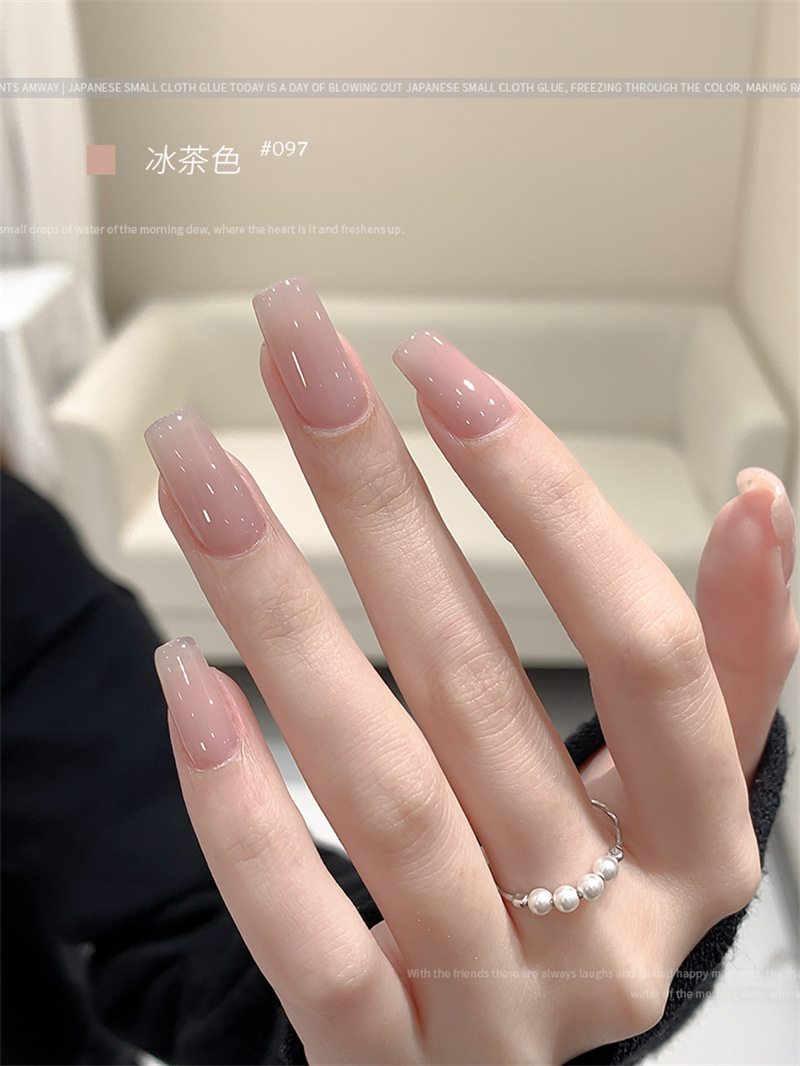 KaSi fototerapia Esmalte de uñas pegamento 2023 nueva primavera y el verano popular blanco lechoso nude rojo cereza salón especial